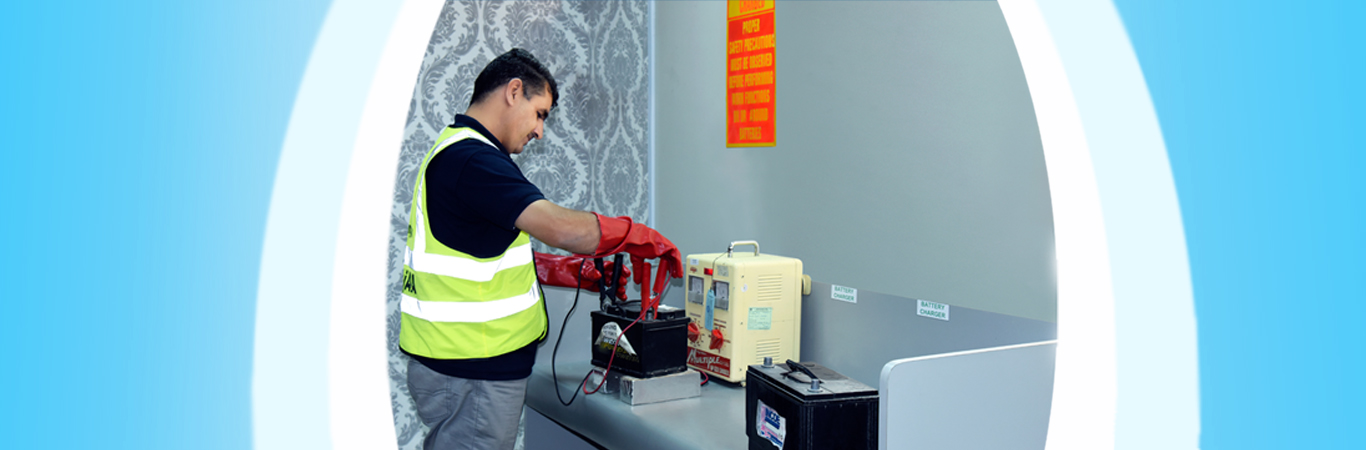 Battery workshop at Fujairah Aviation Academy