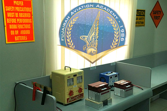 Aircraft battery workshop
