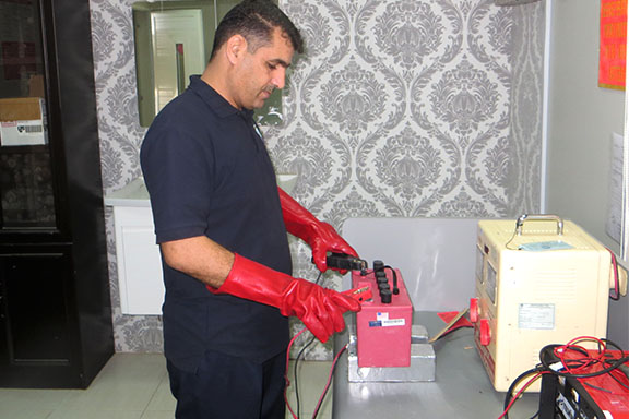 Battery charging and capacity test equipment